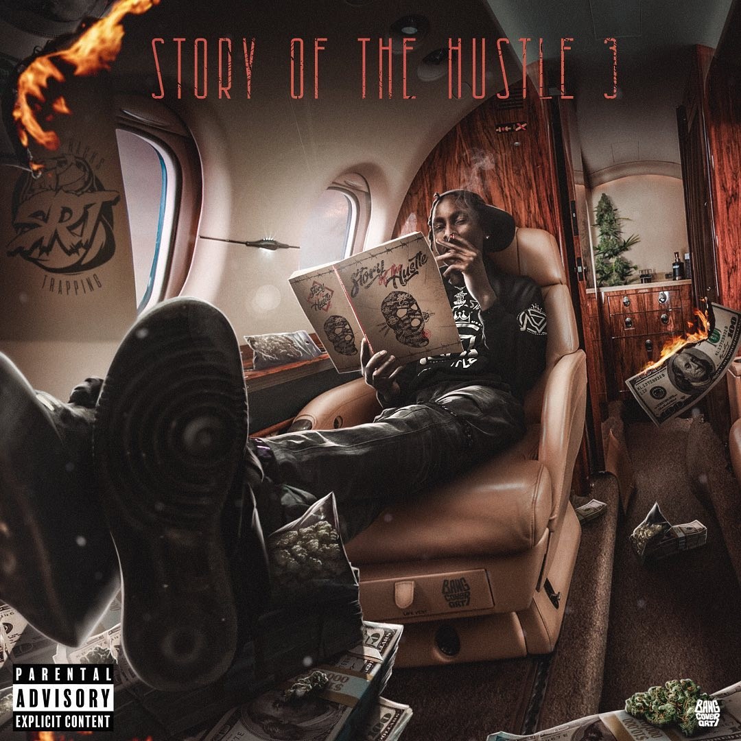 Digital realistic album cover art built from an artist's photo &mdash; example 3