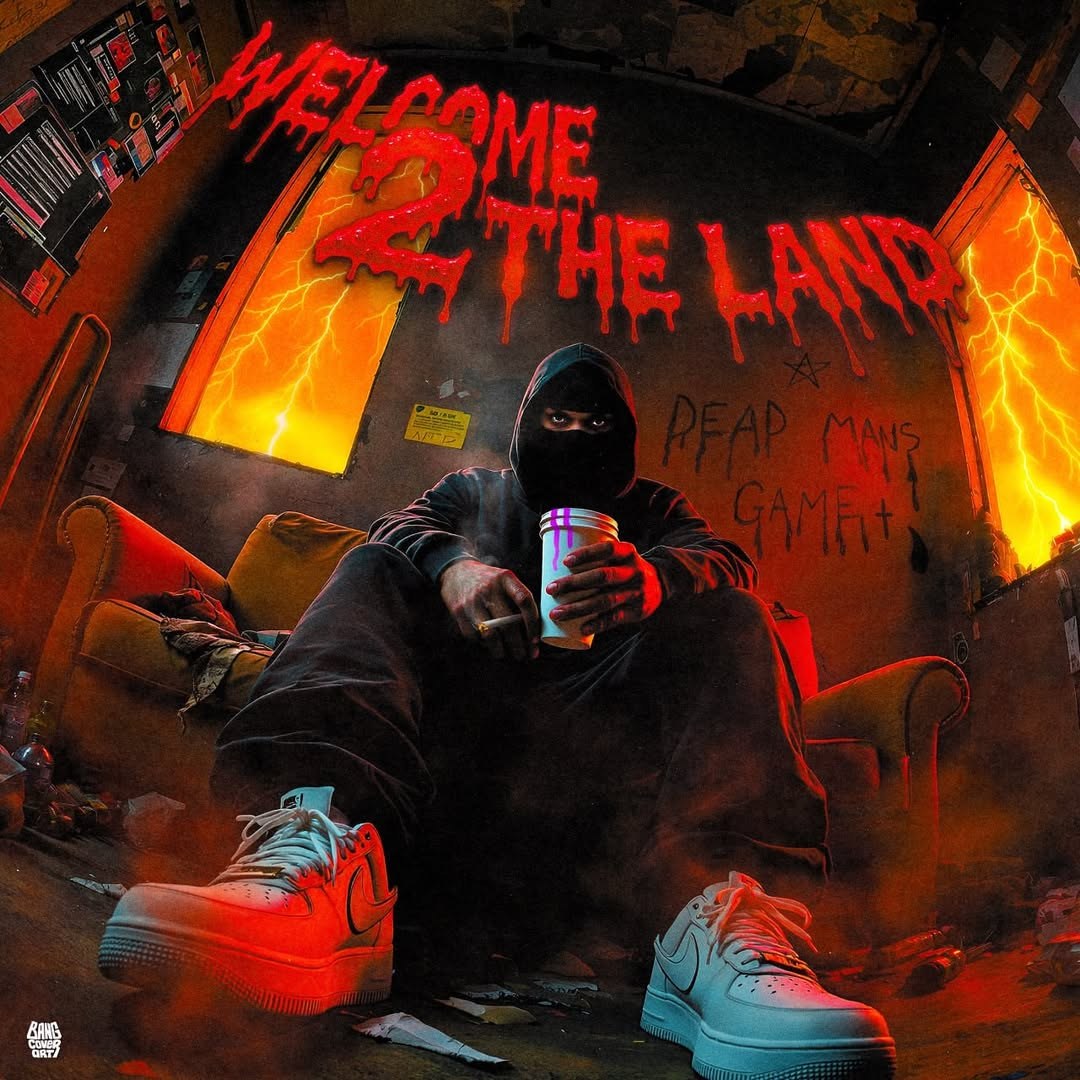 Digital realistic album cover art built from an artist's photo &mdash; example 5