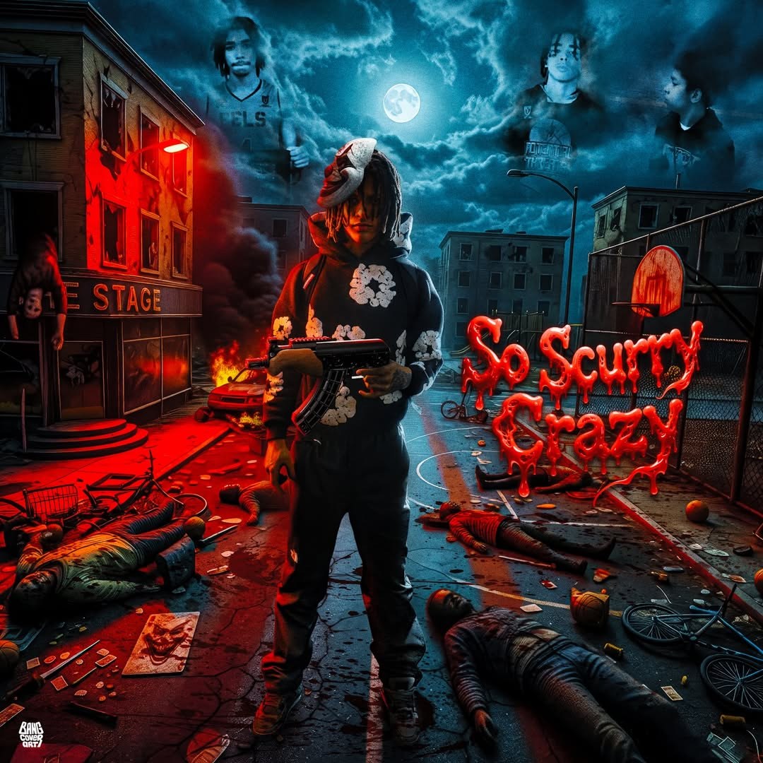 Digital realistic album cover art built from an artist's photo &mdash; example 6