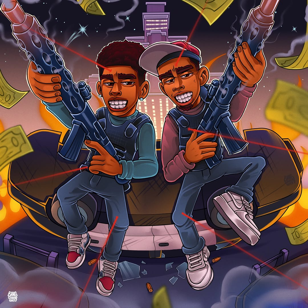 Cover art competing for attention in a feed