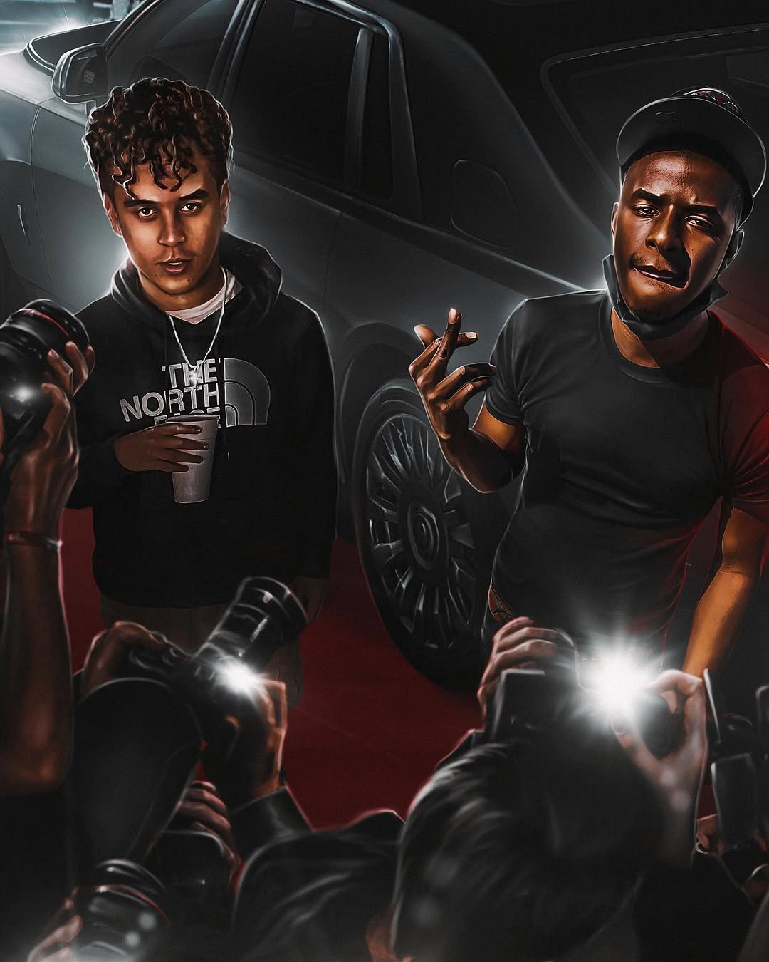 Cover art built from an artist's own photo